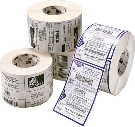 Zebra Z-Select 2000T 102X102MM DOOS