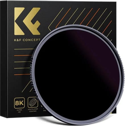K&F Concept 82mm ND100000 Nano-X MRC zonnefilter nd solar filter zonsverduistering grijsfilter 16.6 stops