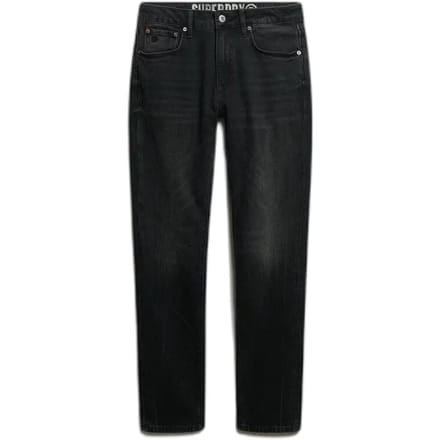 Superdry Vintage Slim Spijkerbroek Zwart 32 / 32 Man