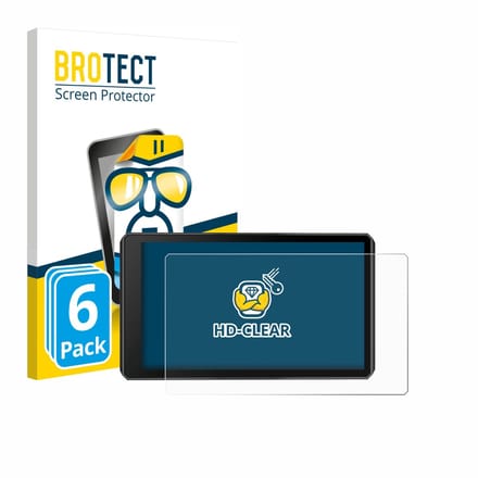 BROTECT - Screenprotector voor Garmin zumo XT2 / XT3 6" - Folie Beschermfolie transparant 6 Stuks