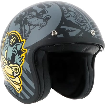 Jet motorhelm Von Dutch Big Cat Helmet En-2206