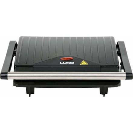 LUND Tosti apparaat/ Panini grill - 750W - Antiaanbaklaag (23 x 14,5 cm)