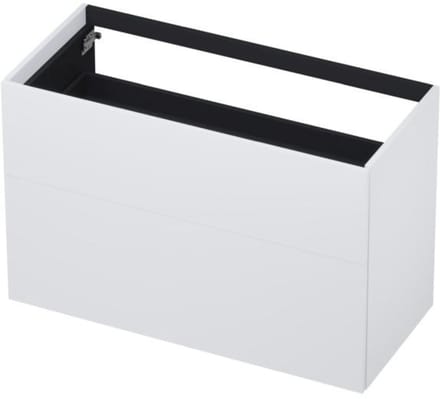 INK - Onderkast 2 Laden Push To Open 65cm Gelakt - 1000x450x650 Mm - Mat Wit