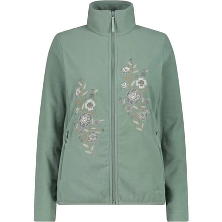 Dames fleece met borduursel CMP