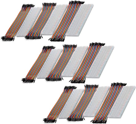 3 x Breadboard Set met Jumper Wires - MB102 Compatibel met Arduino en Raspberry Pi