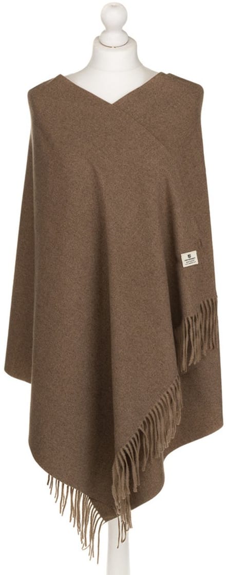 Peterson - Herfst-Wintersjaal - Krem - Decoratieve Franje
