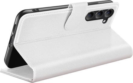 Zanae, Hoesje geschikt voor Galaxy S23 Plus - Wallet Case & Magneetsluiting, Wit