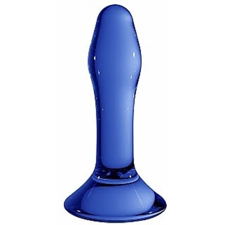 Chrystalino Star Blue - Glazen Butt Plug