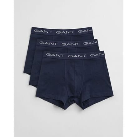 Gant Boxershorts Trunk 3-Pack Donkerblauw (navy) - Maat L - Heren