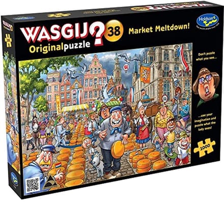 1000 stukjes puzzel - Markt Meltdown - creatieve puzzeluitdaging voor 8 jaar en ouder
