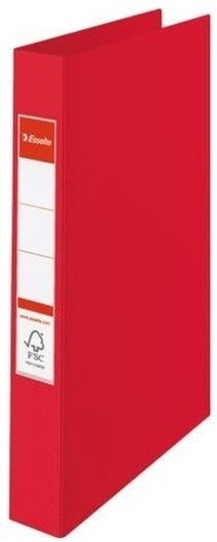 Esselte Ringband mappen/ordners - 4x - rood - A4 - opbergen - kantoorartikelen