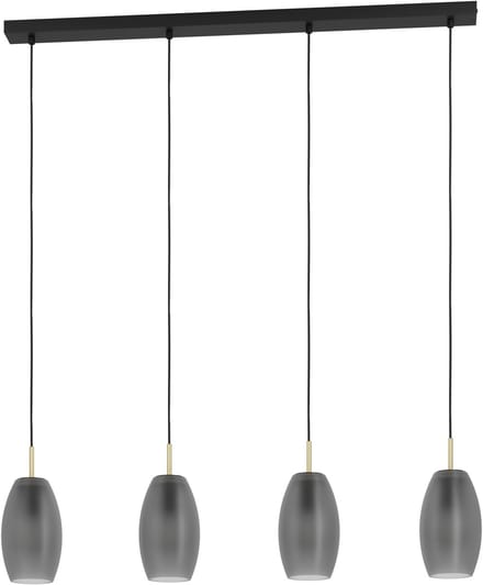 EGLO Batista Hanglamp - E27 - 94.5 cm - Zwart