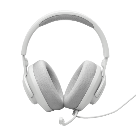 JBL Quantum 100 M2 - Bedrade Gaming Headset - Over-ear Koptelefoon met Afneembare Microfoon - 3.5 mm Jack - Voor PC, PlayStation, Xbox & Switch - Wit