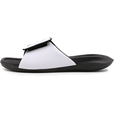 Jordan Hydro 6 Slide - Badslippers - Maat 47.5 - Wit/Zwart/Gym Red / Wit Zwart - Hydro 6 - Lifestyle - Unisex Badslippers