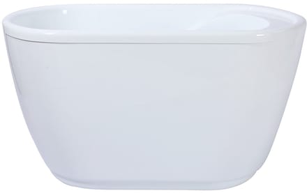 Vente-unique Slipperbad - 120 x 75 x 65 cm - Wit - 165 L - PICCOLA