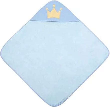 Canpol Babies baby handdoek 85x85cm, 100% katoen, KING Blauw