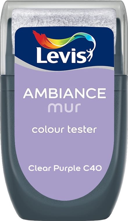 Levis - Muurverf Kleurtester Mat Mix - Clear Purple C40 - Mengverf - 30 Ml