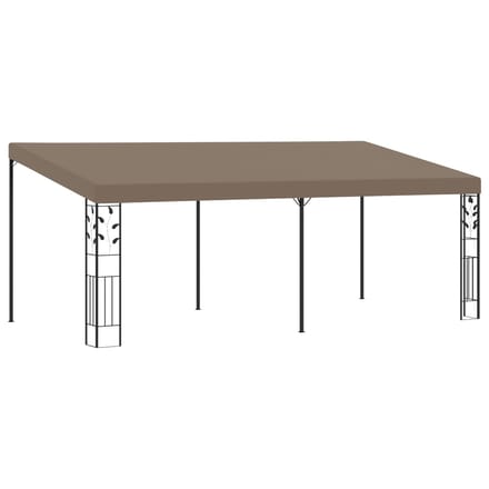 vidaXL - Wandprieel - 6x3x2,5 - m - taupe