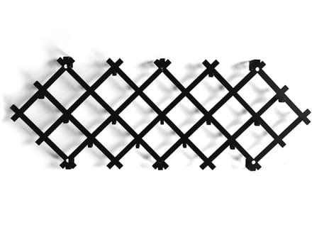 Decorizzly Cross - Wandkapstok - Geometrisch - 13 Haken - Zwart