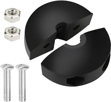 Slang Buffer - Slang Stopper - Automatisch oprollen - Verstelbare rubber - 19.5mm - Zwart