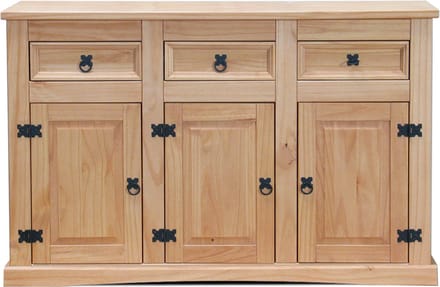 New Mexico  - Dressoir - 132 cm breed - Grenen