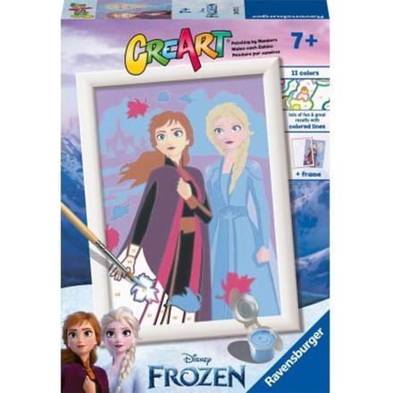 Ravensburger CreArt Disney Frozen Sisters forever - Schilderen op nummer voor kinderen