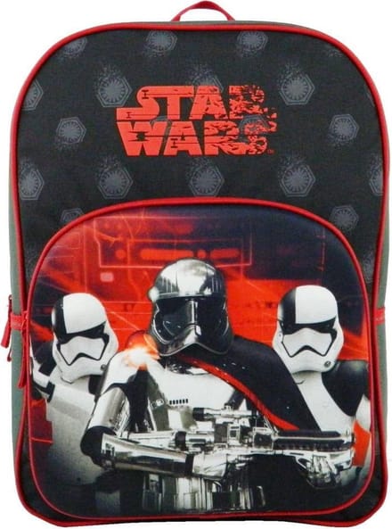 STAR WARS Storm Troopers Rugzak Zwart Rood A4 School Tas