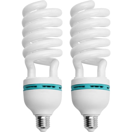Spiraalvormige fluorescentielamp 135W 5500K Daglicht E27 fitting 110V Energiebesparend voor studio 120V & 2 Pack