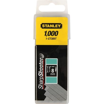 Stanley Kabelnieten Gegalvaniseerd 8mm - Type Ct300 - 1000 Stuks