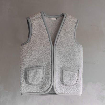 Wollen bodywarmer Taru - Grijs - S
