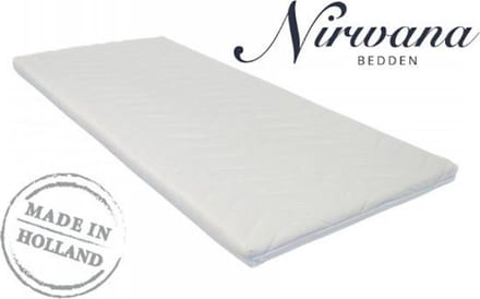 Nirwana Bedden Topdekmatras - Topper Nasa-Visco Traagschuim 180x200 c.a 7cm dik