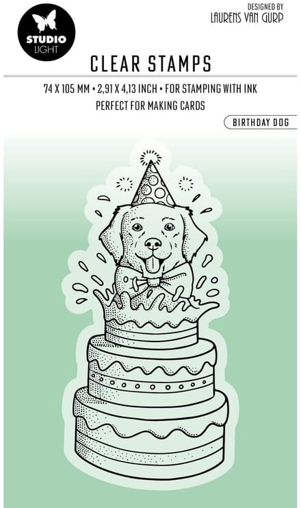 Studio Light Essentials Clear Stamp Birthday Dog