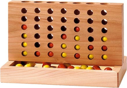 GOKI Spel - Vier Op Een Rij - 15,5X8,5X10Cm - Hout - 5 Jaar