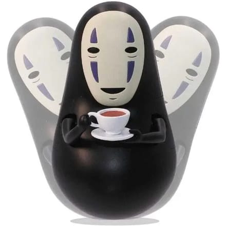 De reis van chihiro verzamelbaar beeldje Semic Chihiro Culbuto No Face's Coffe Time
