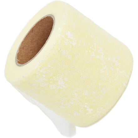 Tule Stof 25 Yards 6cm Polyester Materiaal Lichtgewicht Draagbare Tule Rollen voor Kleding lichtgele kleur