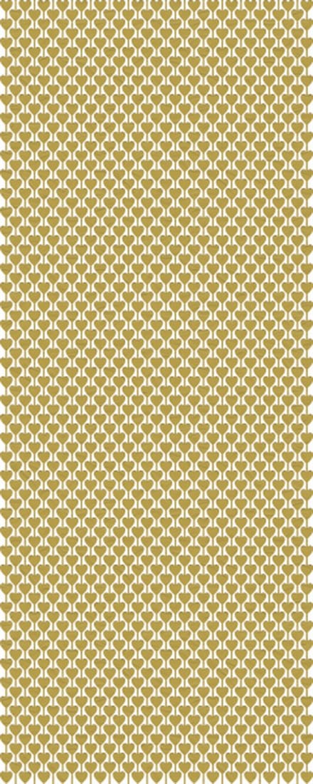 Amscan by Riethmuller - Riethmüller - Deurgordijn Folie Goud Harten - 2 x 1 m