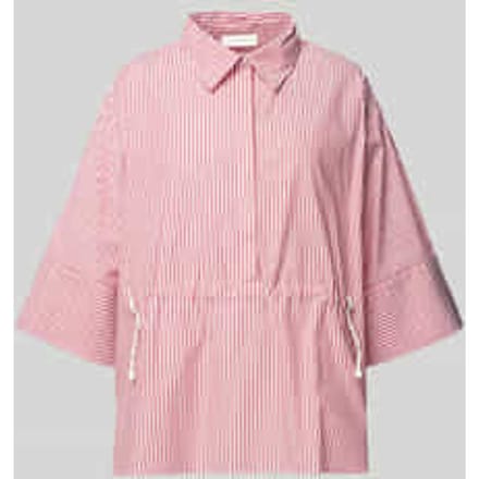 Regular fit blouse met tunnelkoord