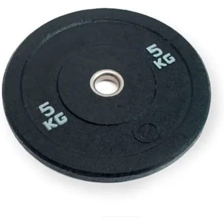 Olive Hi Temp Olympische Bumper Plate 25kg Zwart 20 kg