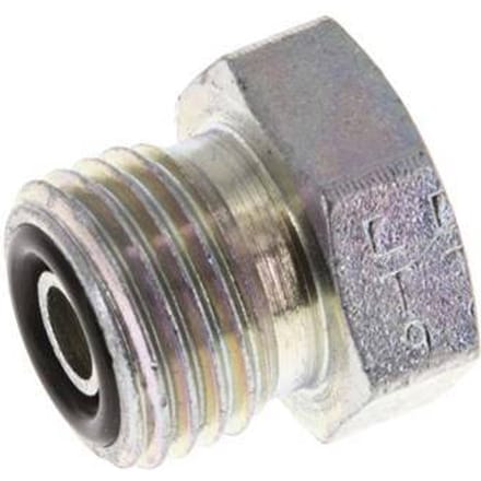 UNF 9/16''-18 Verzinkt Stalen Plug ORFS 630 Bar [2 Stuks]