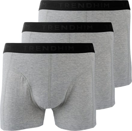 TrueFeel | 3-pack lichtgrijze comfortabele bamboe boxershorts