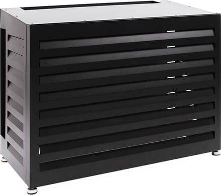VoorVentilatie Airco omkasting - 110 x 85 x 55 cm - mat zwart