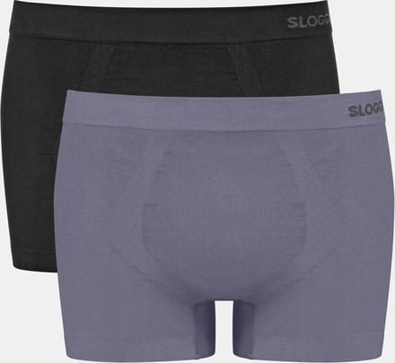 sloggi men GO Smooth Short C2P Heren Onderbroek - Zwart Combinatie - Maat S