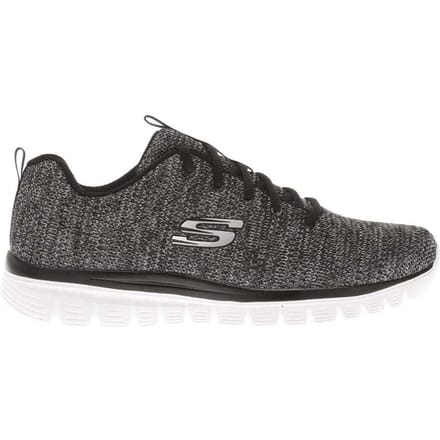 Skechers Dames/Dames Graceful Twisted Fortune Trainers (Zwart, Wit)