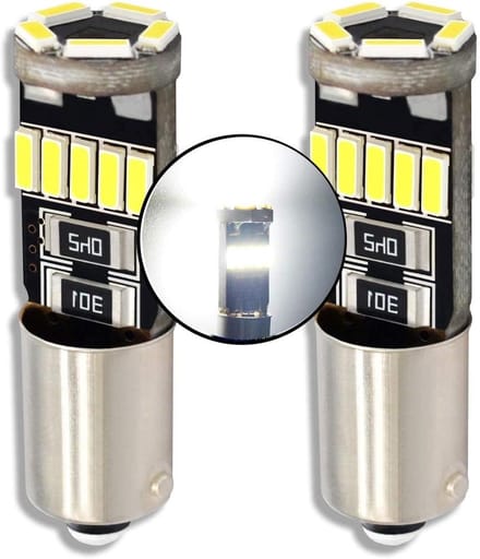 Reservelamp LED - H21W BAY9s - Auto Verlichting - Zeer Helder - 165 Lumen - Wit