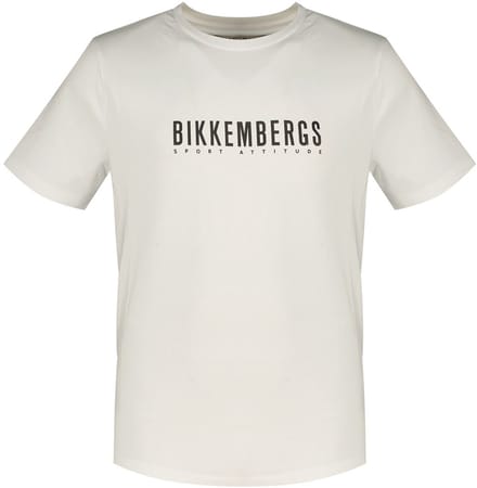 Bikkembergs Bmt0713 T-shirt Met Korte Mouwen Wit M Man