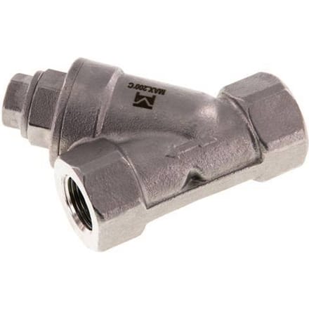 G 3/8'' RVS Y-filter 0.6 mm Maaswijdte 40 Bar - SLSE-F-038