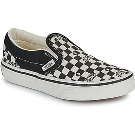 Instappers Vans Classic Slip-On GEO CHECK BLACK/WHITE