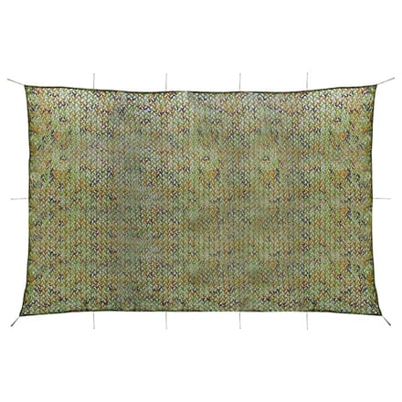 vidaXL - Camouflagenet - met - opbergtas - 6x7 - m - groen