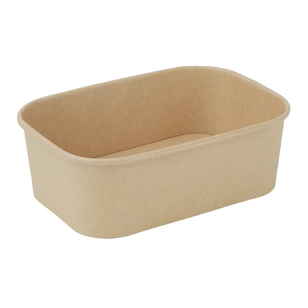 Fiesta Recycleerbare Rechthoekige Voedselcontainers 750ml (Verpakking Van 300)