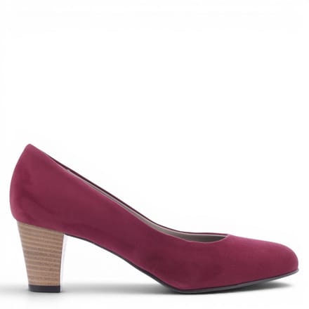 Noë Shoes Nora Pump Ruby Suede